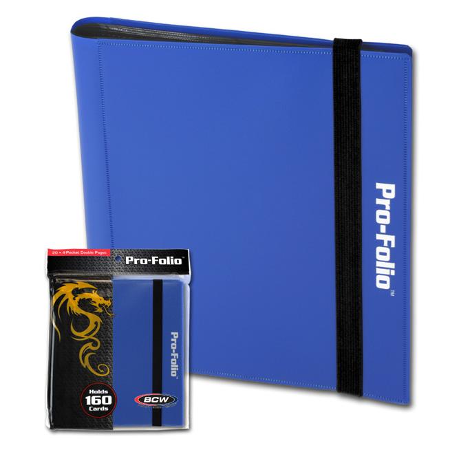 BCW: 4-Pocket Blue Pro-Folio