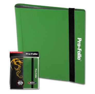 BCW: 4-Pocket Green Pro-Folio