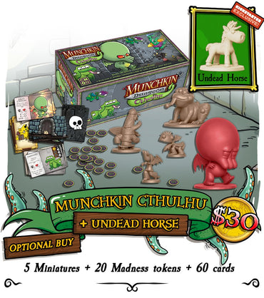 Picture of Munchkin Dungeon: Munchkin Cthulhu (Plus Undead Horse Miniature)