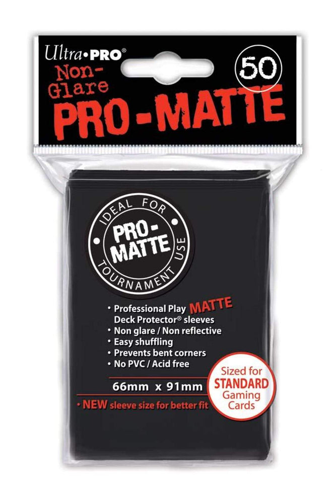 Ultra Pro: Deck Protector Sleeves - Standard Black (50ct)