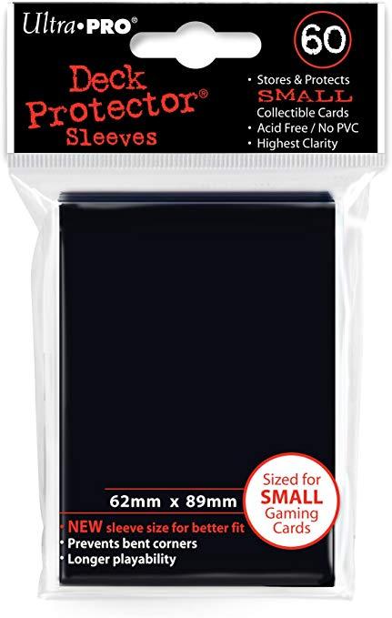 Ultra Pro: Deck Protector Sleeves - Small Black (60ct)