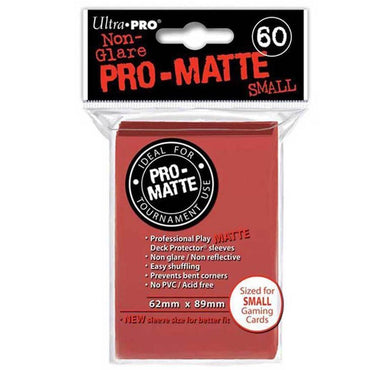 Ultra Pro: Deck Protector Sleeves - Small Red (60ct)