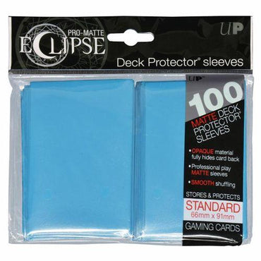 Ultra Pro: Eclipse Pro Matte Deck Protector Sleeves - Standard Sky Blue 100ct