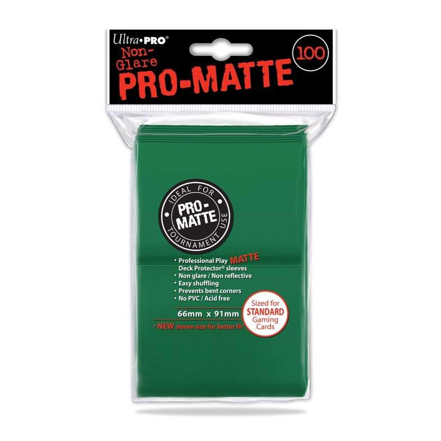 Ultra Pro: Deck Protector Sleeves - Standard Green (100ct)