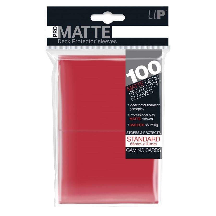 Ultra Pro: Deck Protector Sleeves - Standard Red (100ct)