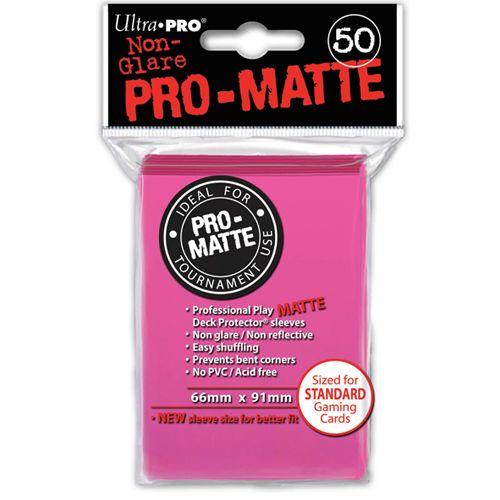 Ultra Pro: Deck Protector Sleeves - Standard Bright Pink (50ct)
