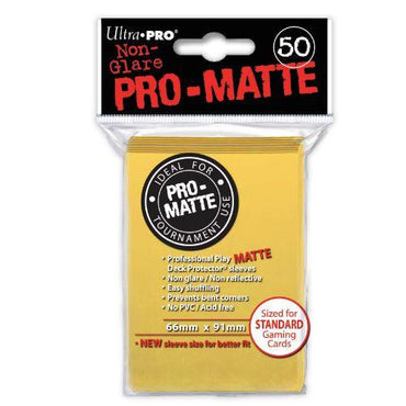Ultra Pro: Deck Protector Sleeves - Standard Yellow (50ct)