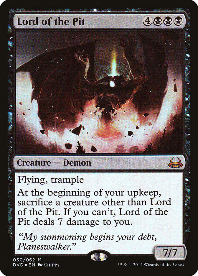 Lord of the Pit (Divine vs. Demonic) [Duel Decks Anthology]