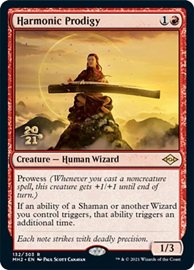 Harmonic Prodigy (Prerelease) [Modern Horizons 2 Prerelease Promos]