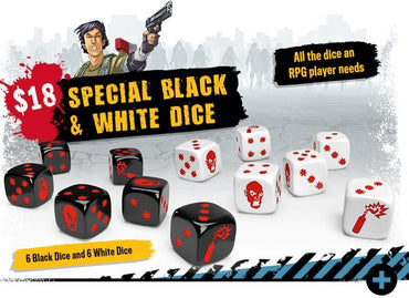 Picture of Zombicide 2nd Edition: Special Black & White Dice