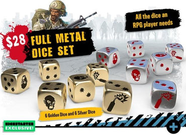 Picture of Zombicide 2nd Edition: Full Metal Dice Set
