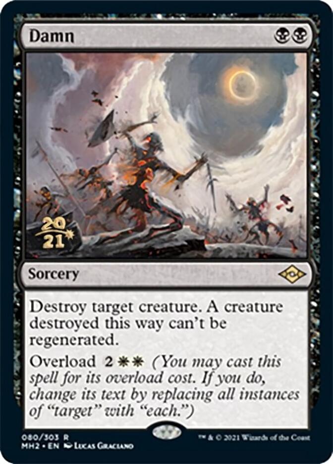 Damn (Prerelease) [Modern Horizons 2 Prerelease Promos]