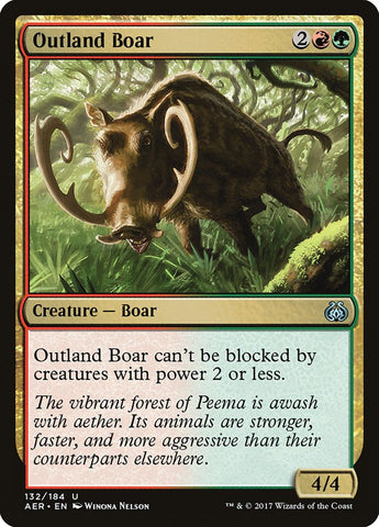 Outland Boar [Aether Revolt] - BinderPOS Limited (dev2)