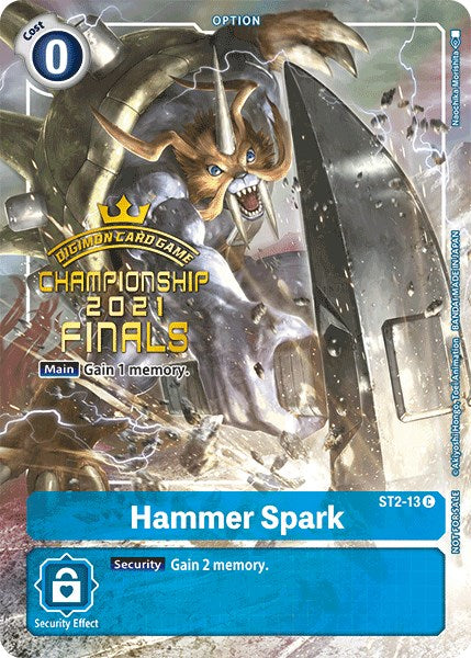 Hammer Spark [ST2-13] (2021 Championship Finals Tamer‘s Evolution Pack) [Starter Deck: Cocytus Blue Promos]