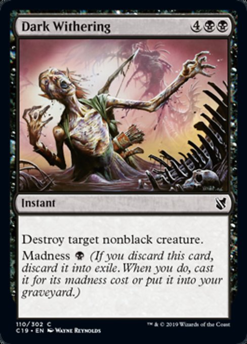 Dark Withering [Commander 2019]