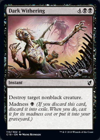 Dark Withering [Commander 2019]