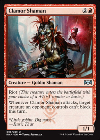 Clamor Shaman [Ravnica Allegiance]