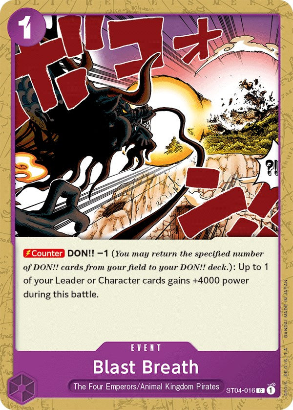 Blast Breath () [Starter Deck: Animal Kingdom Pirates]