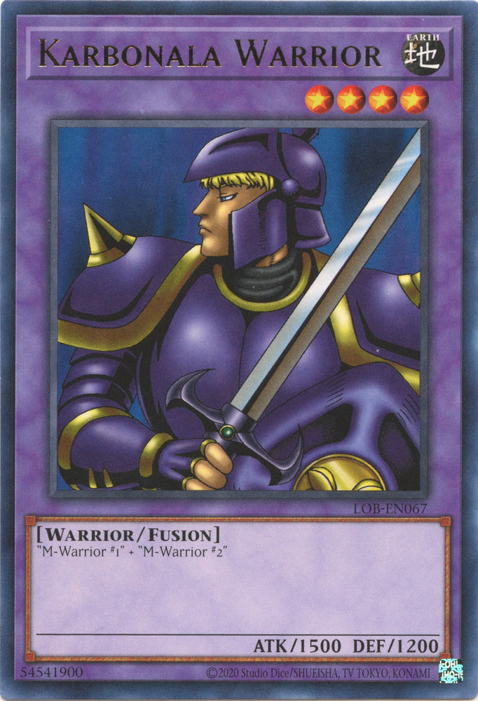 Karbonala Warrior [LOB-EN067] Rare