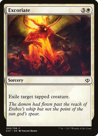 Excoriate [Archenemy: Nicol Bolas] - BinderPOS Limited (dev2)