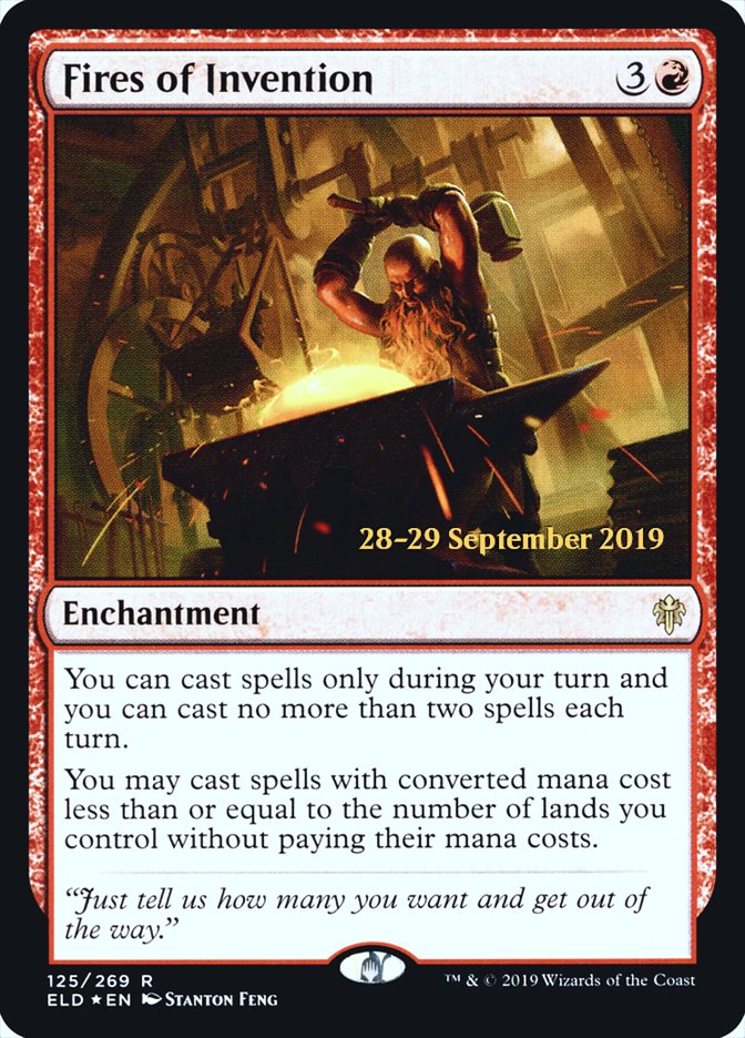 Fires of Invention [Throne of Eldraine Promos]