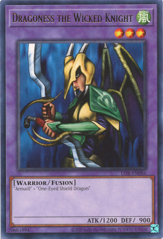 Dragoness the Wicked Knight [LOB-EN086] Rare
