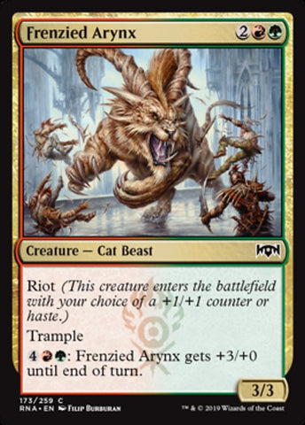 Frenzied Arynx [Ravnica Allegiance]