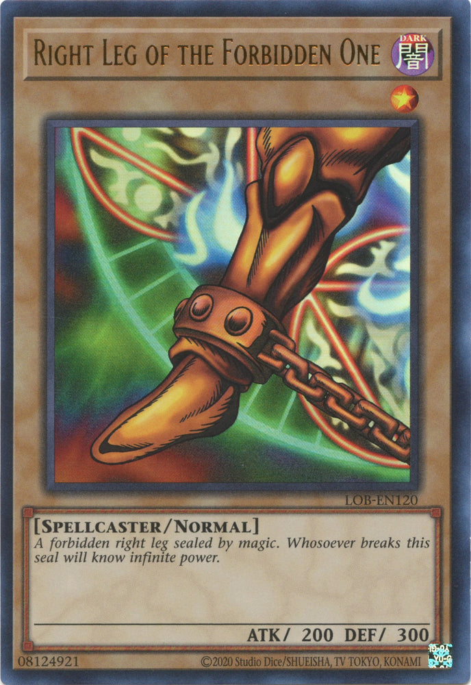 Right Leg of the Forbidden One [LOB-EN120] Ultra Rare