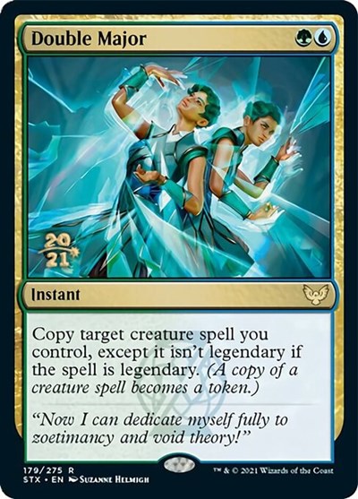 Double Major (Prerelease) [Strixhaven: School of Mages Prerelease Promos]