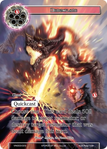 Demonflame (VIN003-023) [Vingolf 3: Ruler All Stars]