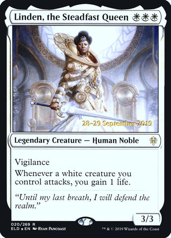 Linden, the Steadfast Queen [Throne of Eldraine Promos]