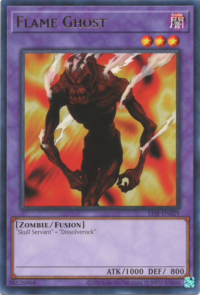Flame Ghost [LOB-EN029] Rare