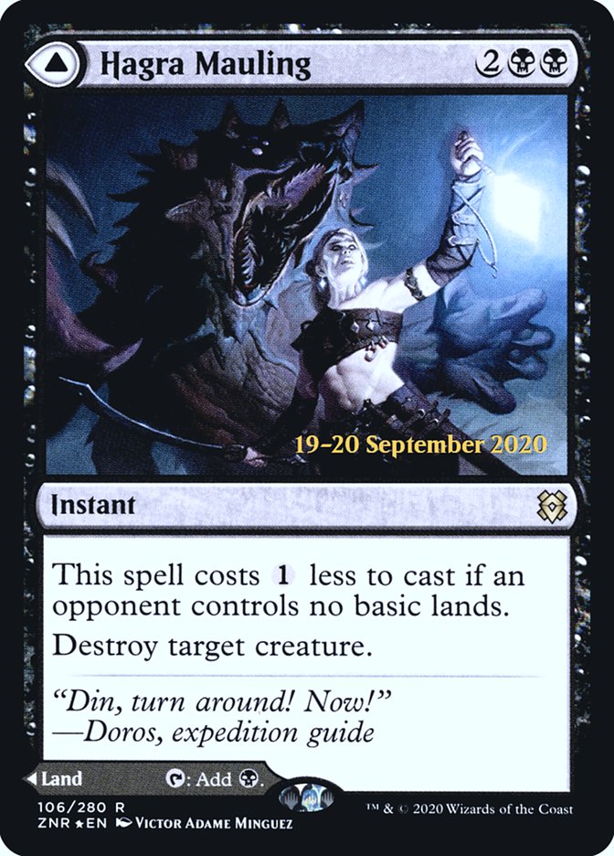 Hagra Mauling // Hagra Broodpit [Zendikar Rising Promos]