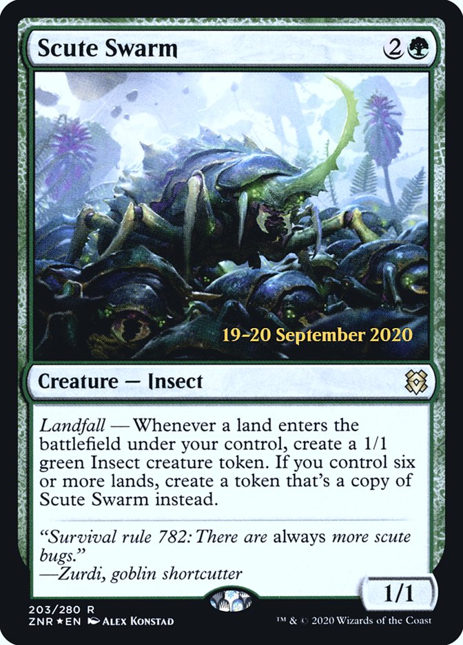 Scute Swarm [Zendikar Rising Promos]