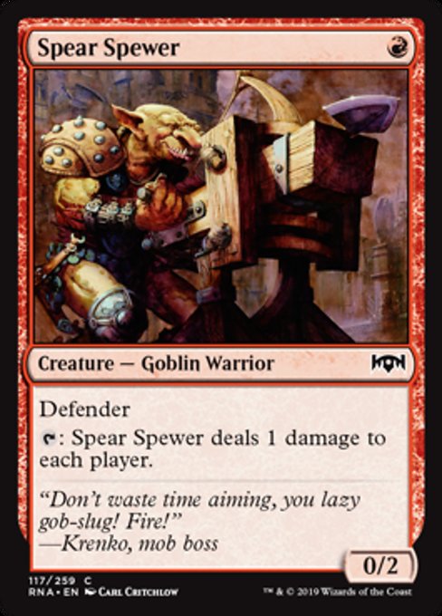 Spear Spewer [Ravnica Allegiance]