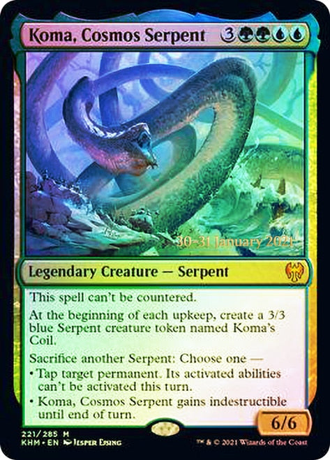 Koma, Cosmos Serpent [Kaldheim Promos]