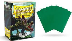 Dragon Shield: Sleeves - Matte Green (Box of 100)