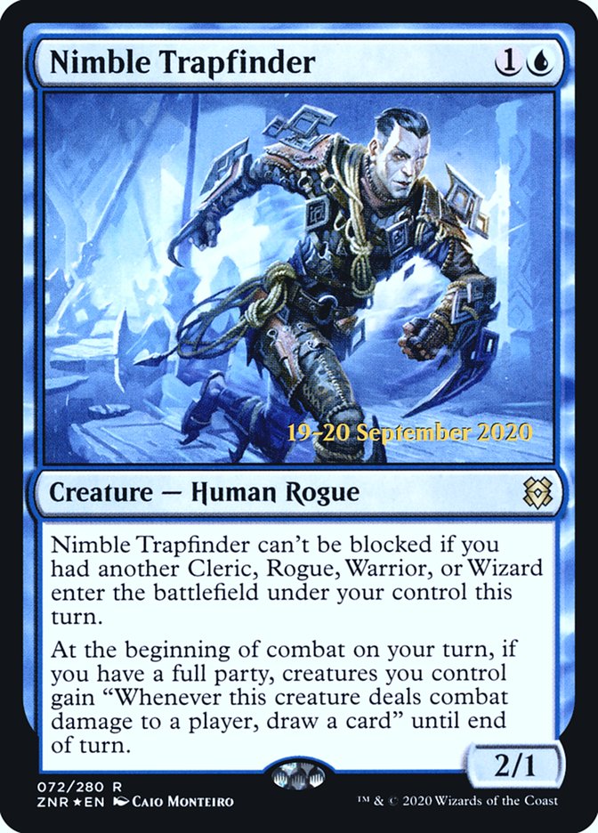 Nimble Trapfinder [Zendikar Rising Promos]