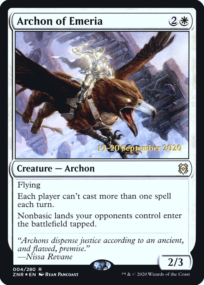 Archon of Emeria [Zendikar Rising Promos]