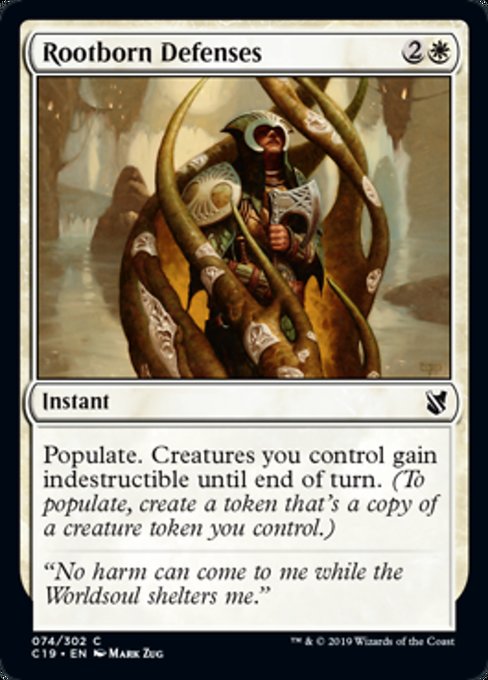 Rootborn Defenses [Commander 2019]