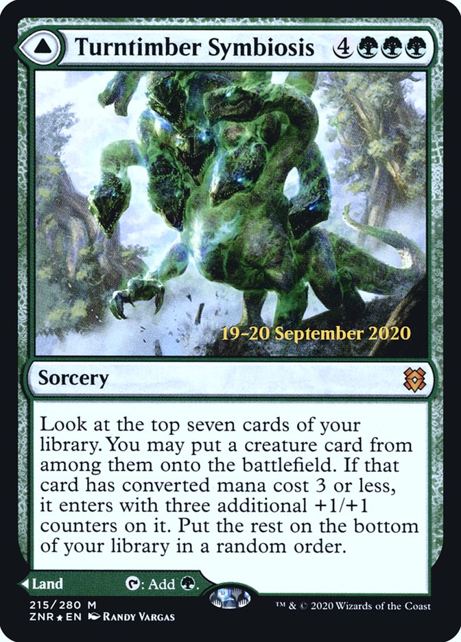 Turntimber Symbiosis // Turntimber, Serpentine Wood [Zendikar Rising Promos]