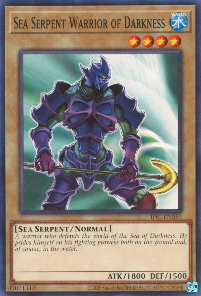 Sea Serpent Warrior of Darkness [IOC-EN059] Common