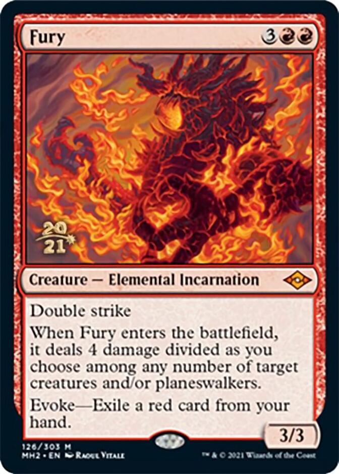 Fury (Prerelease) [Modern Horizons 2 Prerelease Promos]