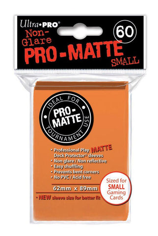 Ultra Pro: Deck Protector Sleeves - Small Orange (60ct)