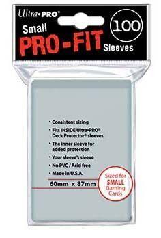 Ultra Pro: Small Pro Fit Sleeves 100ct