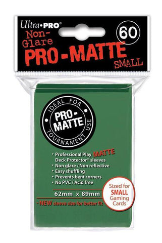 Ultra Pro: Deck Protector Sleeves - Small Green (60ct)