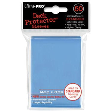 Ultra Pro: Deck Protector Sleeves - Standard Light Blue (50ct)