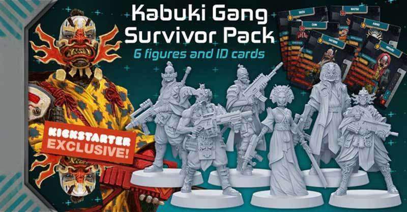 Picture of Zombicide Invader Kabuki Gang Survivor Pack
